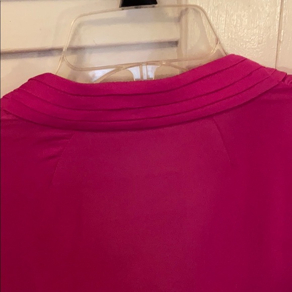 J.Crew Collection Lavender Purple Silk Button Top - Picture 7 of 9
